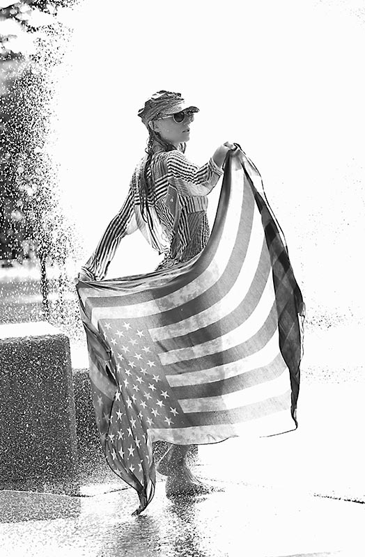 Lauren Hurlbut American Flag